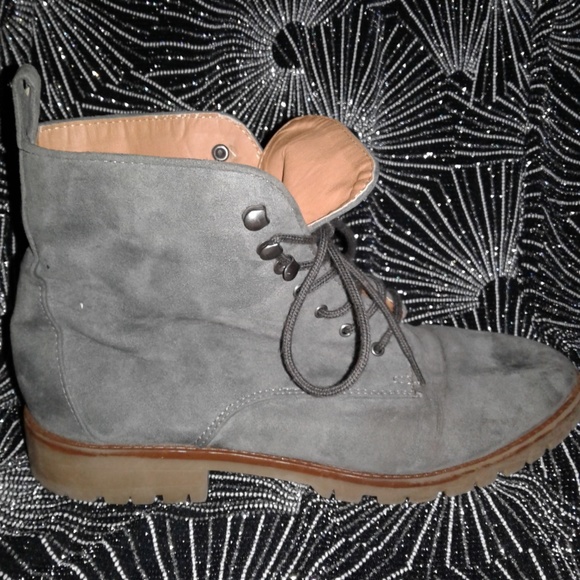 Qupid Shoes - Vintage Blue Suede Shoes